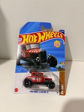 Hot Wheels 2025 Ford Model A Custom '31 Toy Car - Red